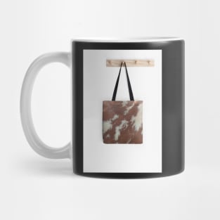 Cow Hide Tote Mug